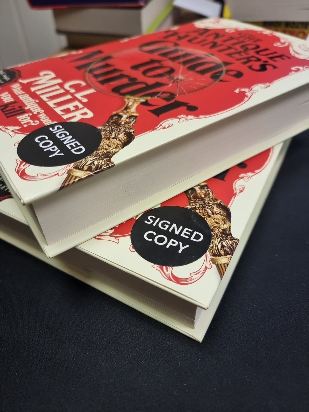 The Antique Hunter's Guide to Murder | CL Miller | Signed Hardback 