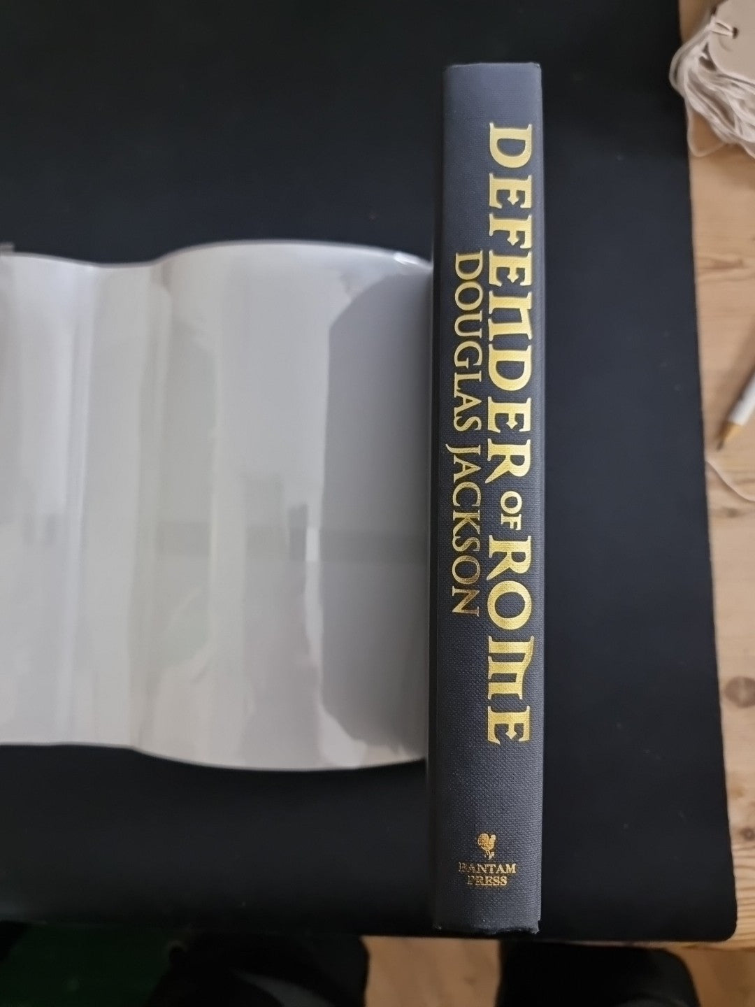 Defender of Rome by Douglas Jackson 1st EDITION SIGNED AND QUOTE FROM AUTHOR 