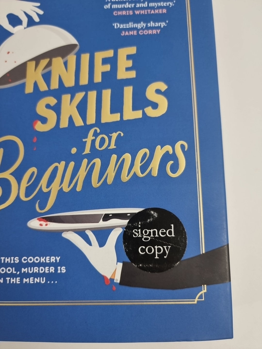 SIGNED Knife Skills for Beginners By Orlando Murrin New Free tracked delivery