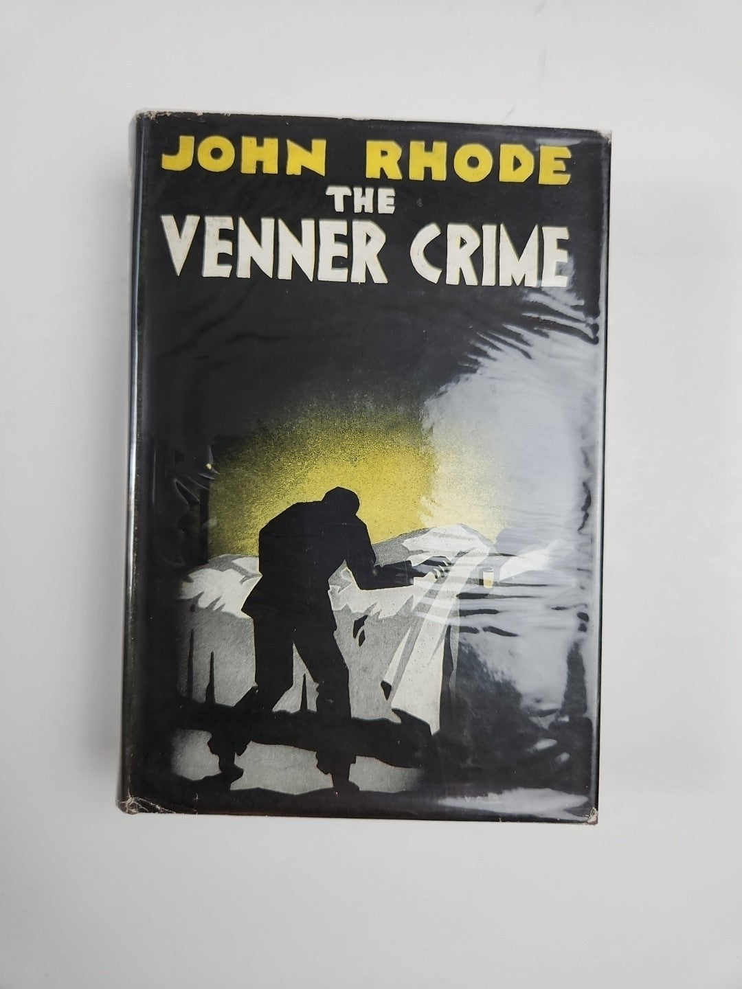 1933 The Venner Crime by John Rhode First Edition Dust Wrapper