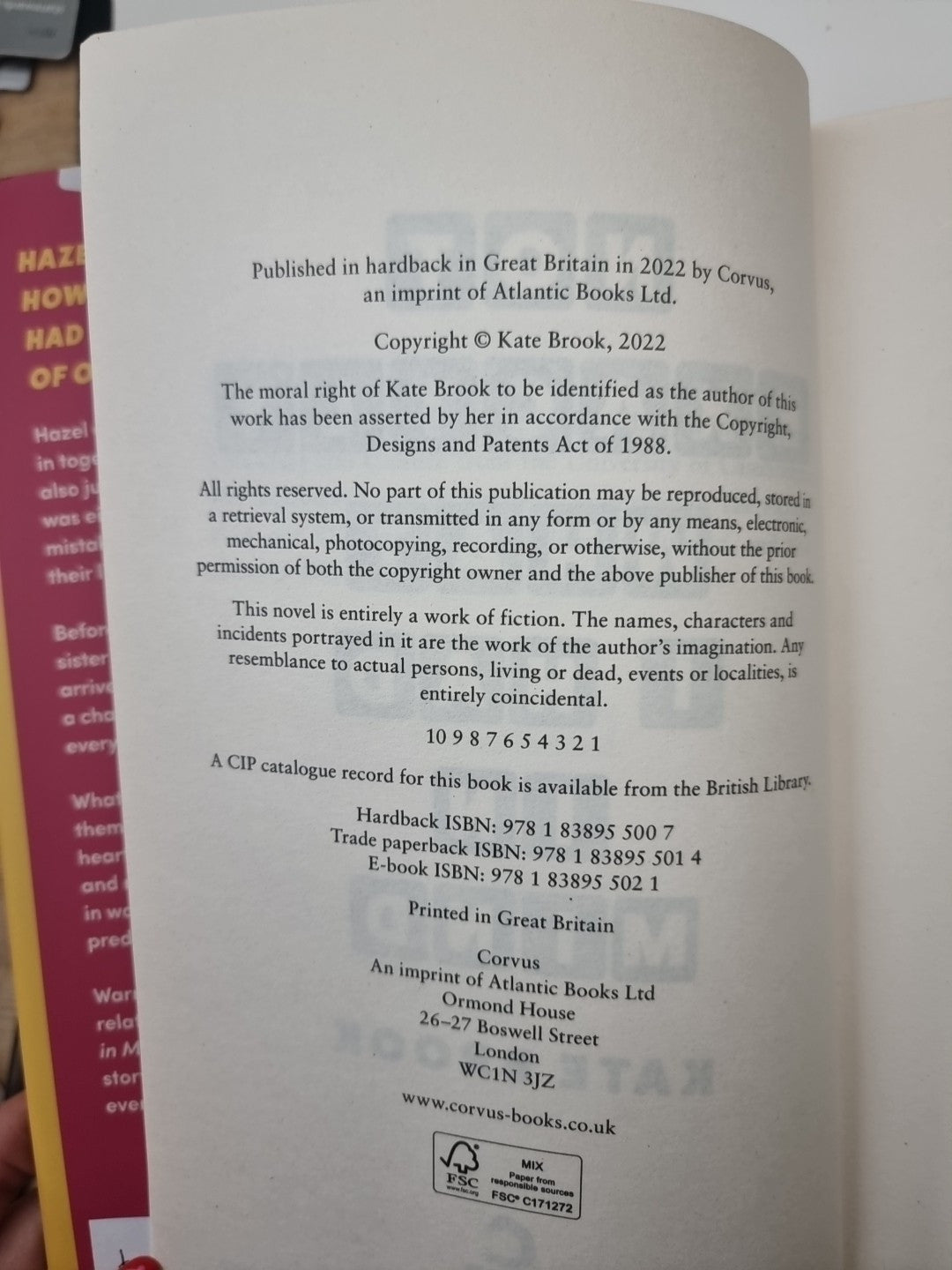 Not Exactly What I Had in Mind, Brook, Kate 1st Edition Signed