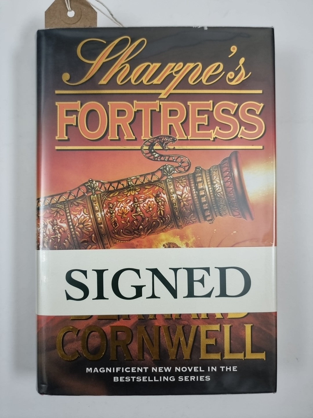 Sharpe’s Fortress by Bernard Cornwell Hardback Book 1999 First Edition & Signed