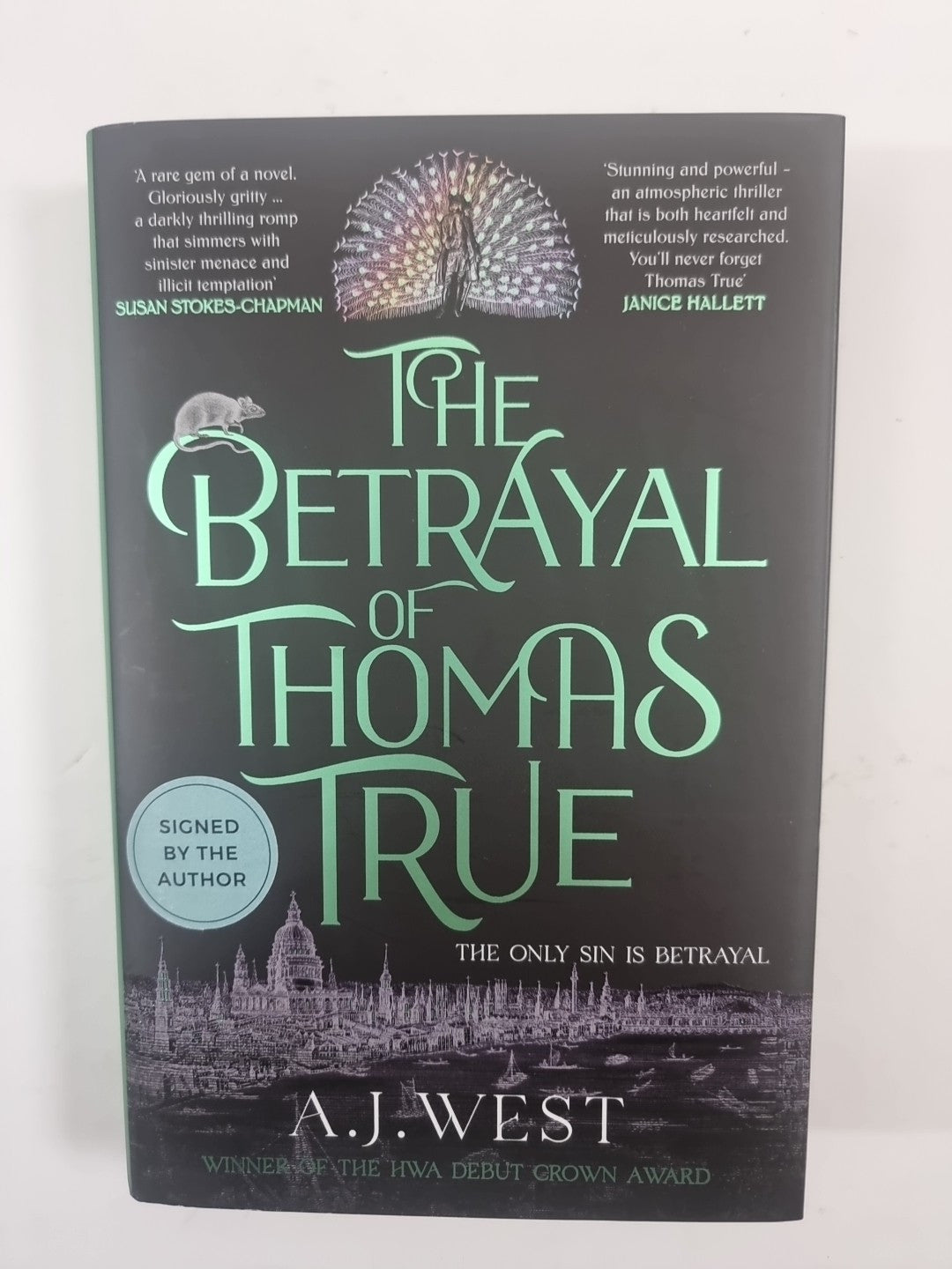 The Betrayal of Thomas True by AJ West-  SIGNED FIRST EDITION