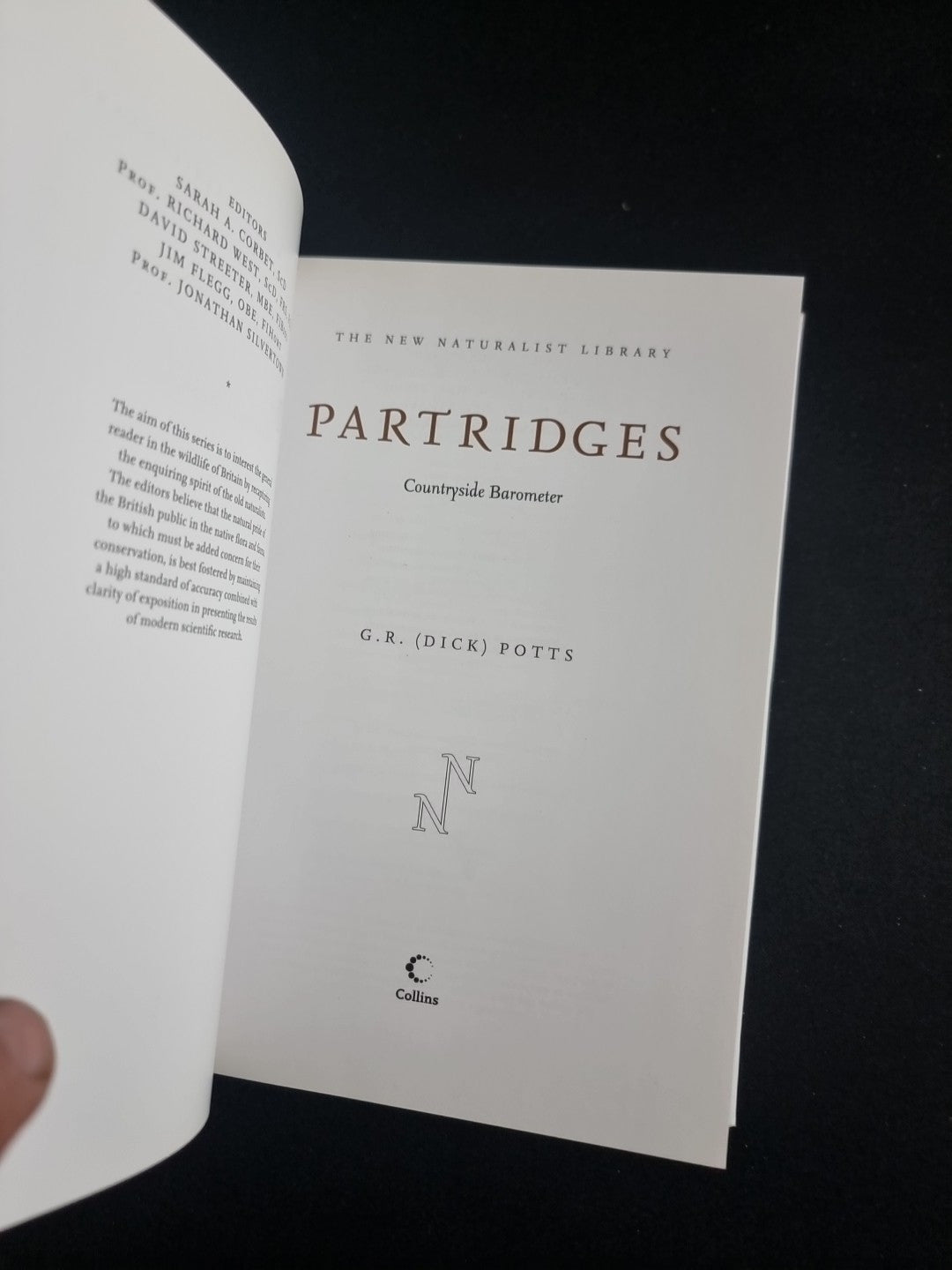 Partridges: Countryside Barometer (Collins New Naturalist Library)