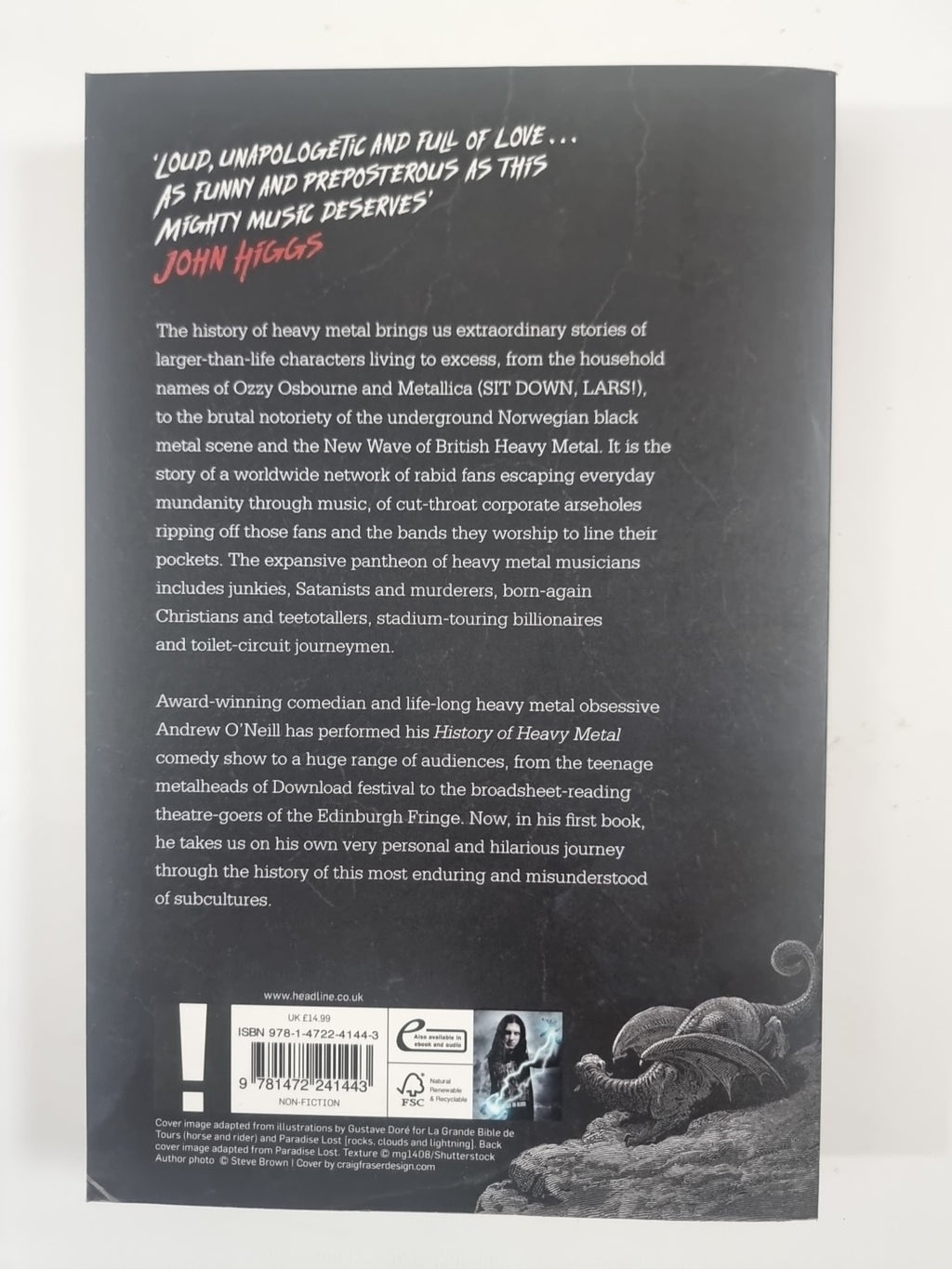 A History of Heavy Metal: Neil Gaiman by Andrew O'Neill 