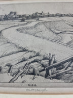 Robert Sargent Austin Signed And Dated Engraving 1928