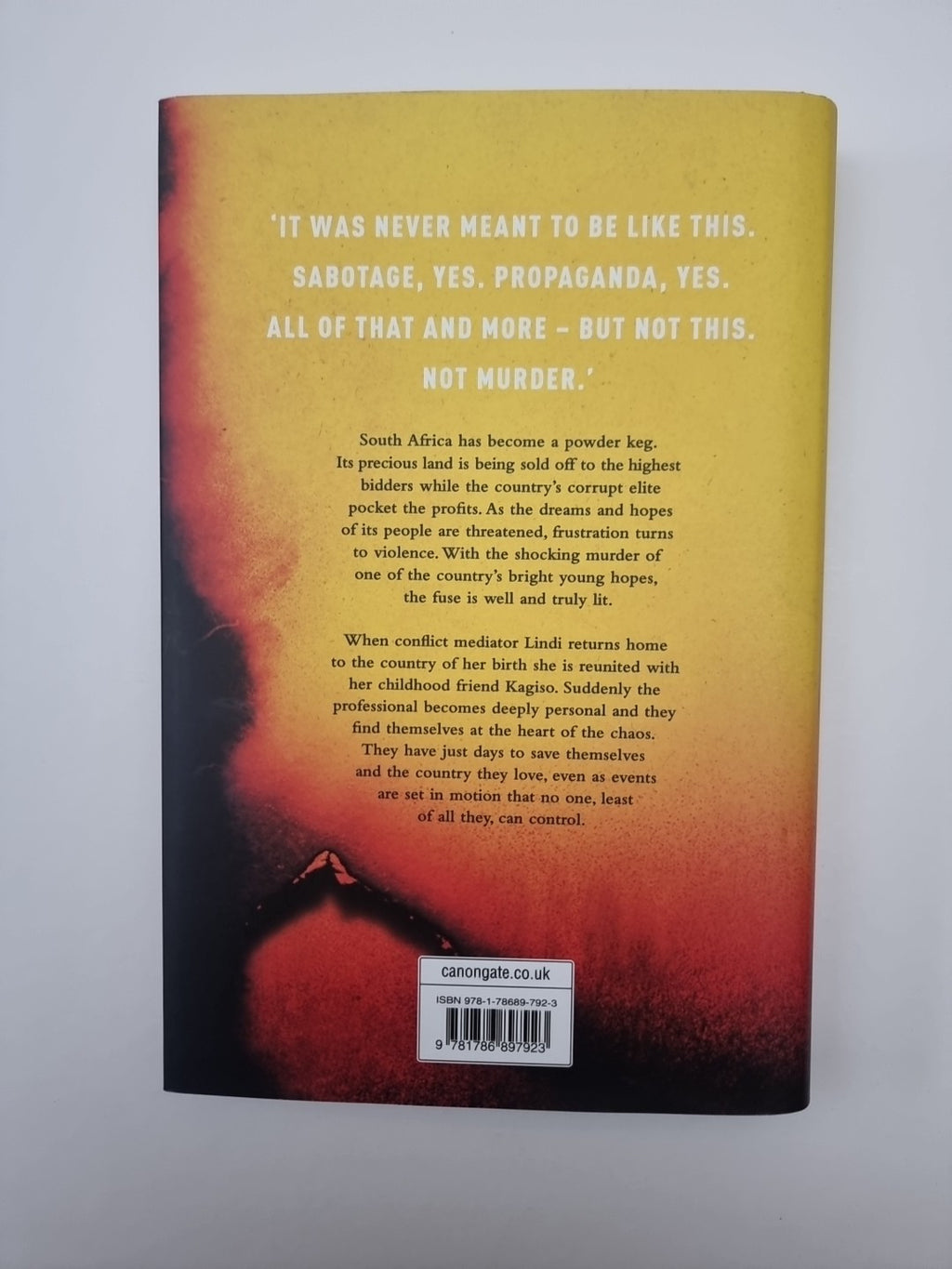The Burning Land by George Alagiah (Hardcover, 2019) 1st Edition Signed