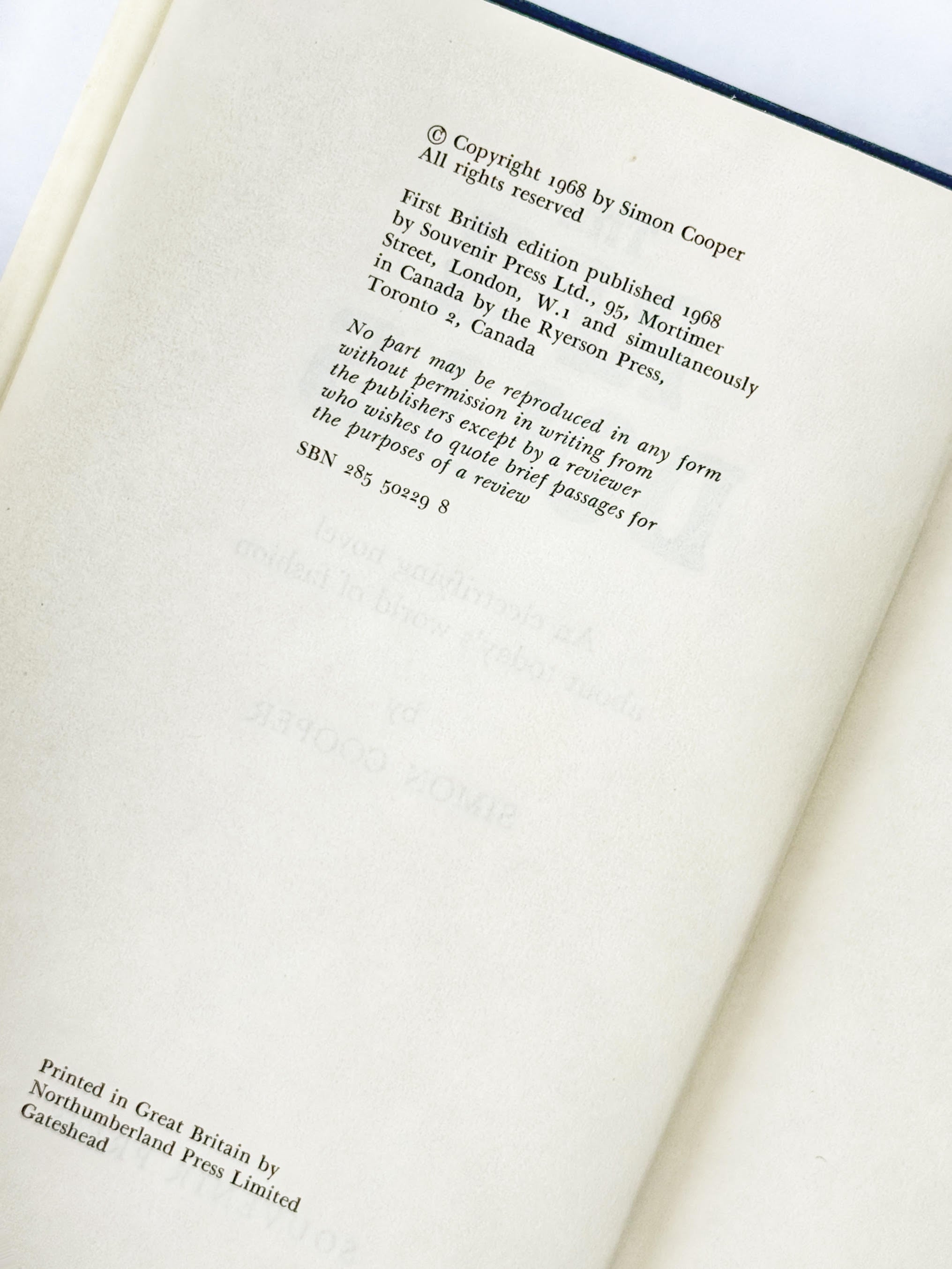 The Rag Dolls, Simon Cooper — 1st Edition